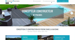 Desktop Screenshot of bonheur-piscines.fr